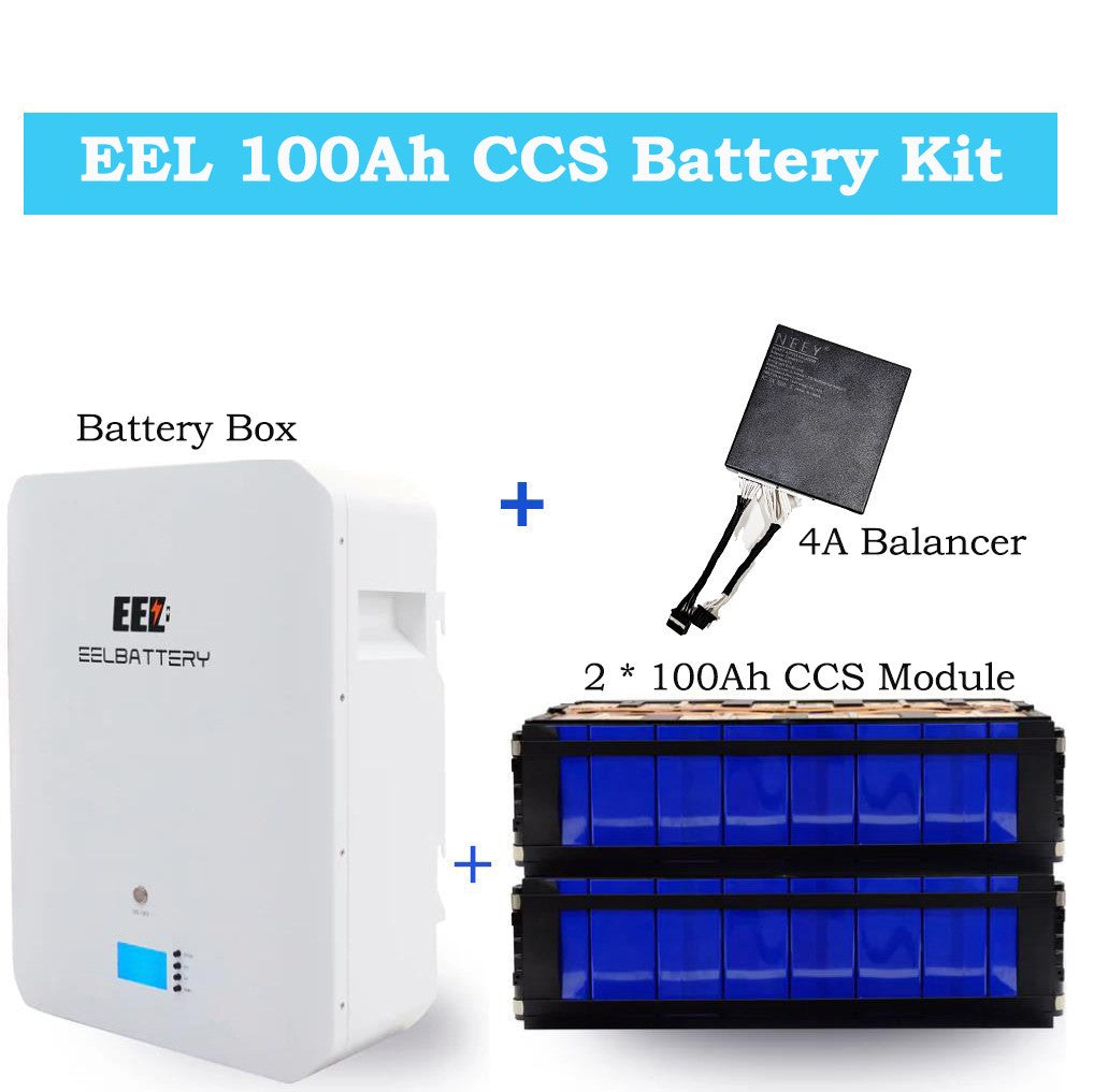 EEL 100Ah CC battery kit with 4A balancer