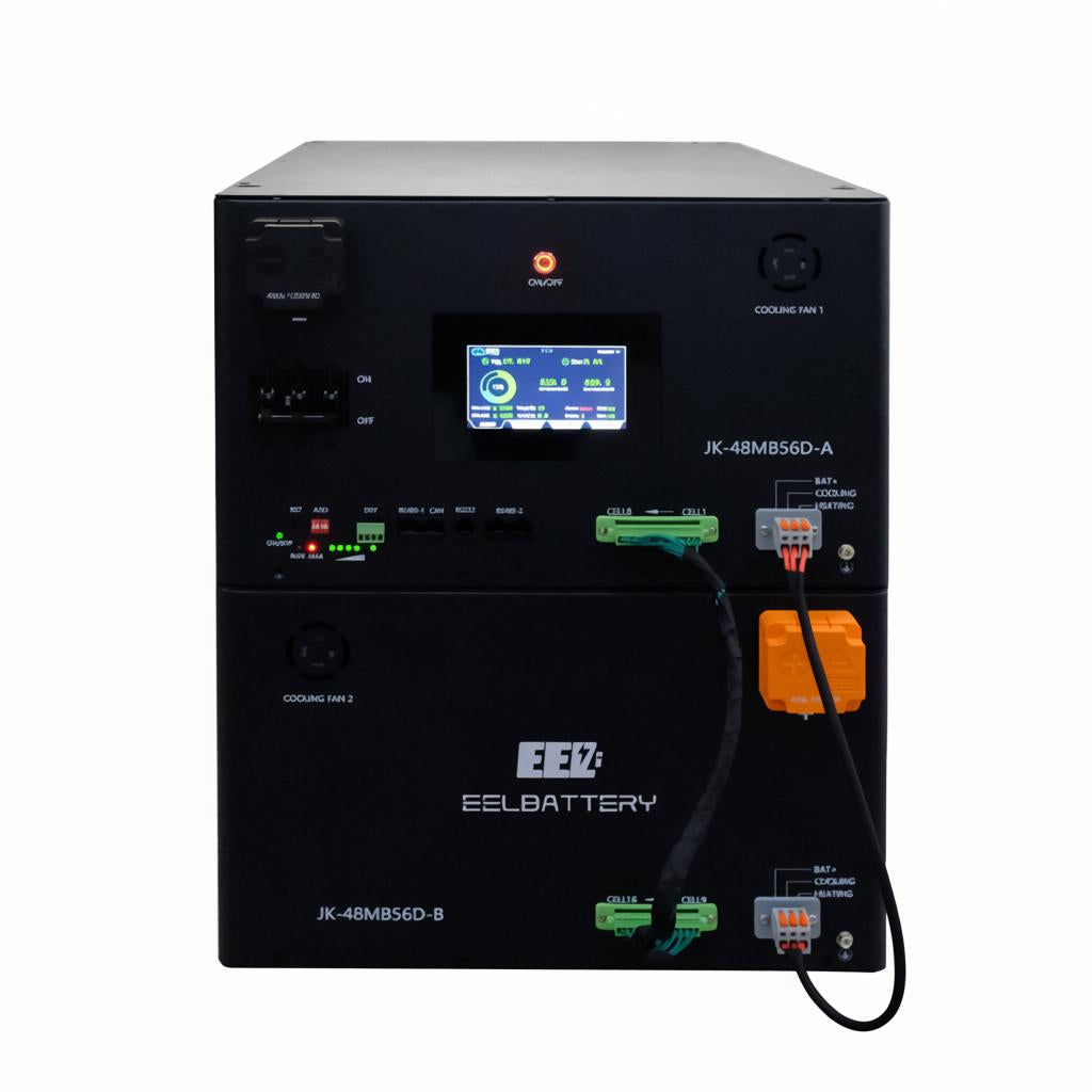 EEL 51.2V 32Kwh MB56 JK 300A BMS Diy LiFePO4 Battery Box Kit For Home ...