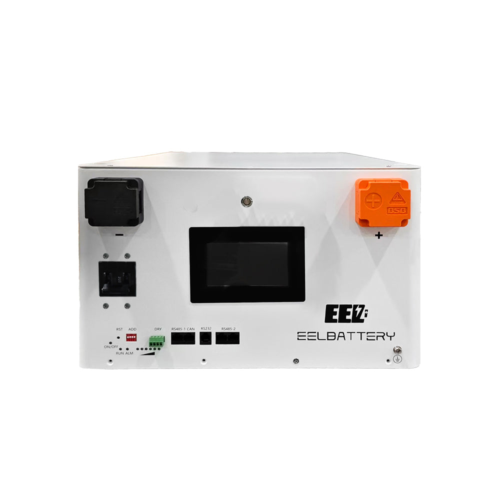 EU Stock EEL 48V 16S V6 Pro DIY LiFePO4 Stackable Battery Box Kit With JK 200A V19 BMS,Home Energy Storage System
