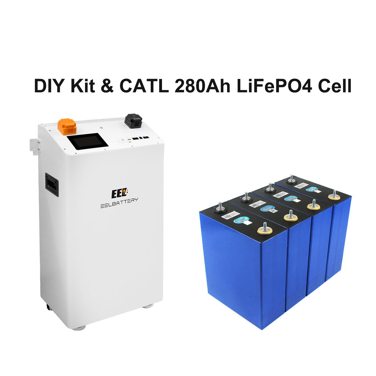 EEL 48V V2 16/17 Kwh DIY Vertical Battery Kit For Home Energy Storage |EU Stock