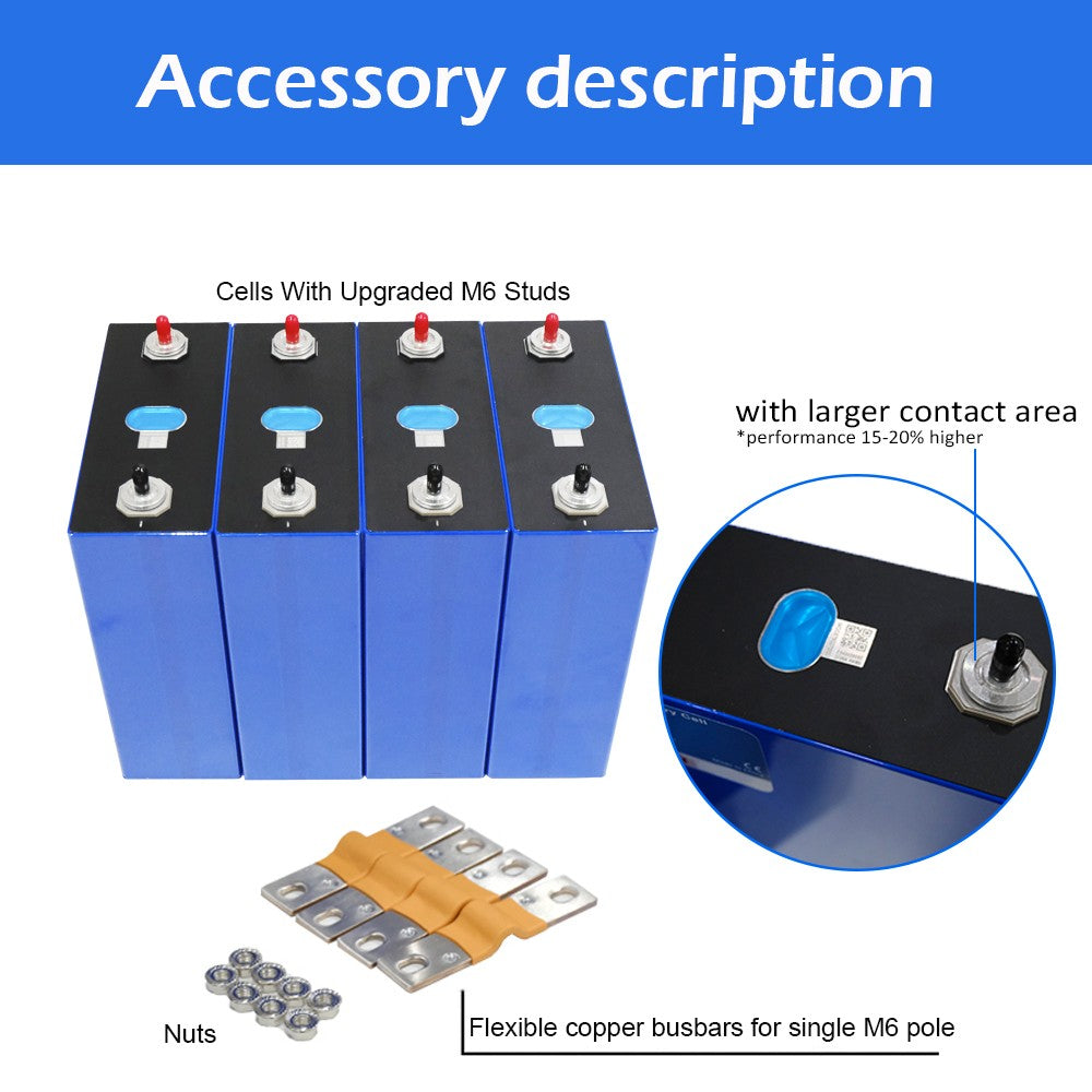 4pcs EVE LF280K 280Ah V3 Grade A Rechargeable LiFePO4 Battery cells | USA Stock