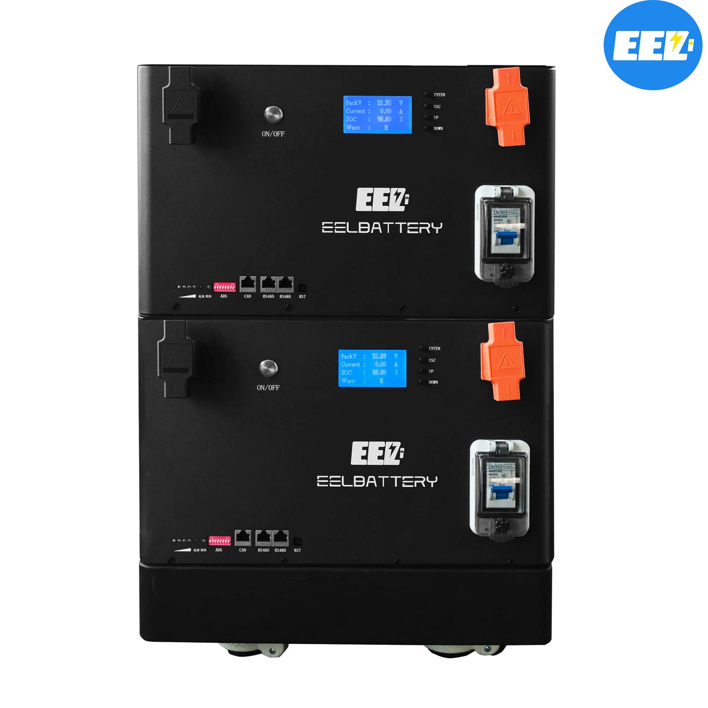 EEL 48V 16S V4 DIY Battery Box Kit with 200A Bluetooth BMS For Solar Energy Storage，China Shipping
