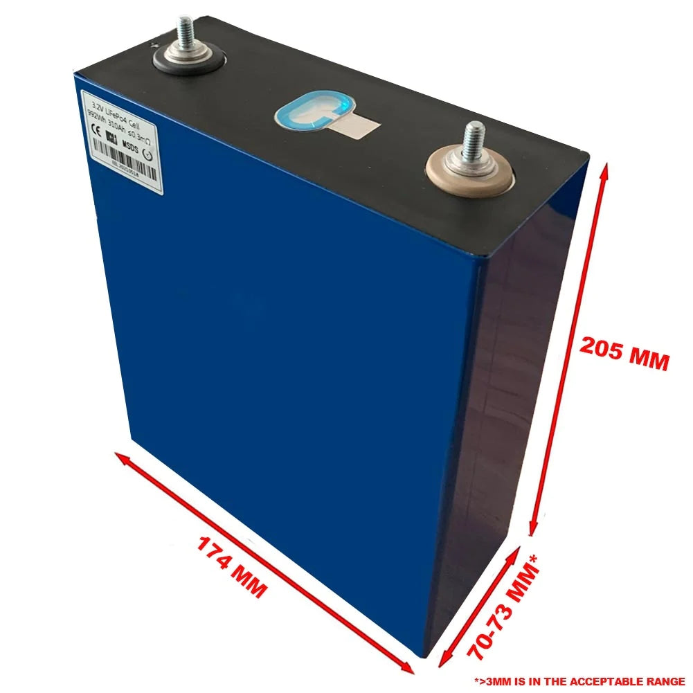 4PCS 3.2V CATL 280Ah Grade A LiFePO4 Battery Cells,For Energy Storage System ,EU Stock Pre-sale