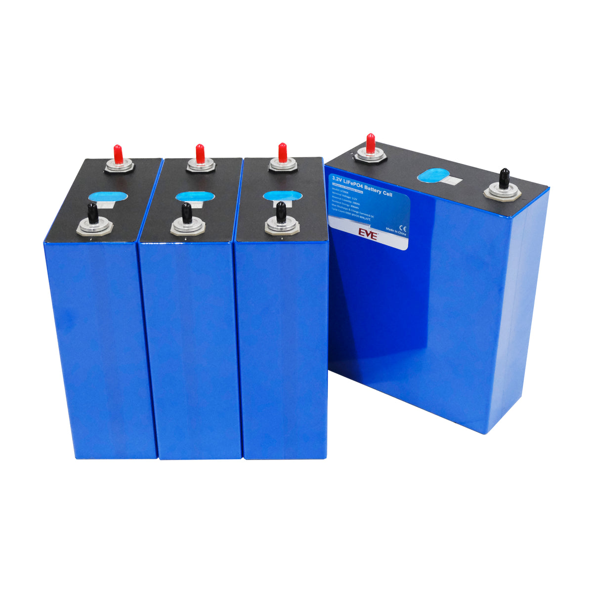 4PCS 3.2V 310Ah EVE Grade A LF280K V3 Prismatic LiFePO4  Cells,EU Stock