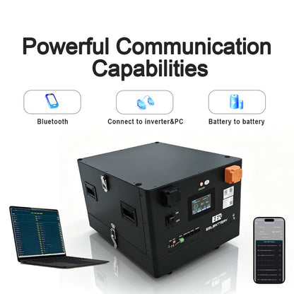 You can connect to the EEL 17kWh battery via your mobile phone or computer to perform parameter settings, hardware updates, and other operations.