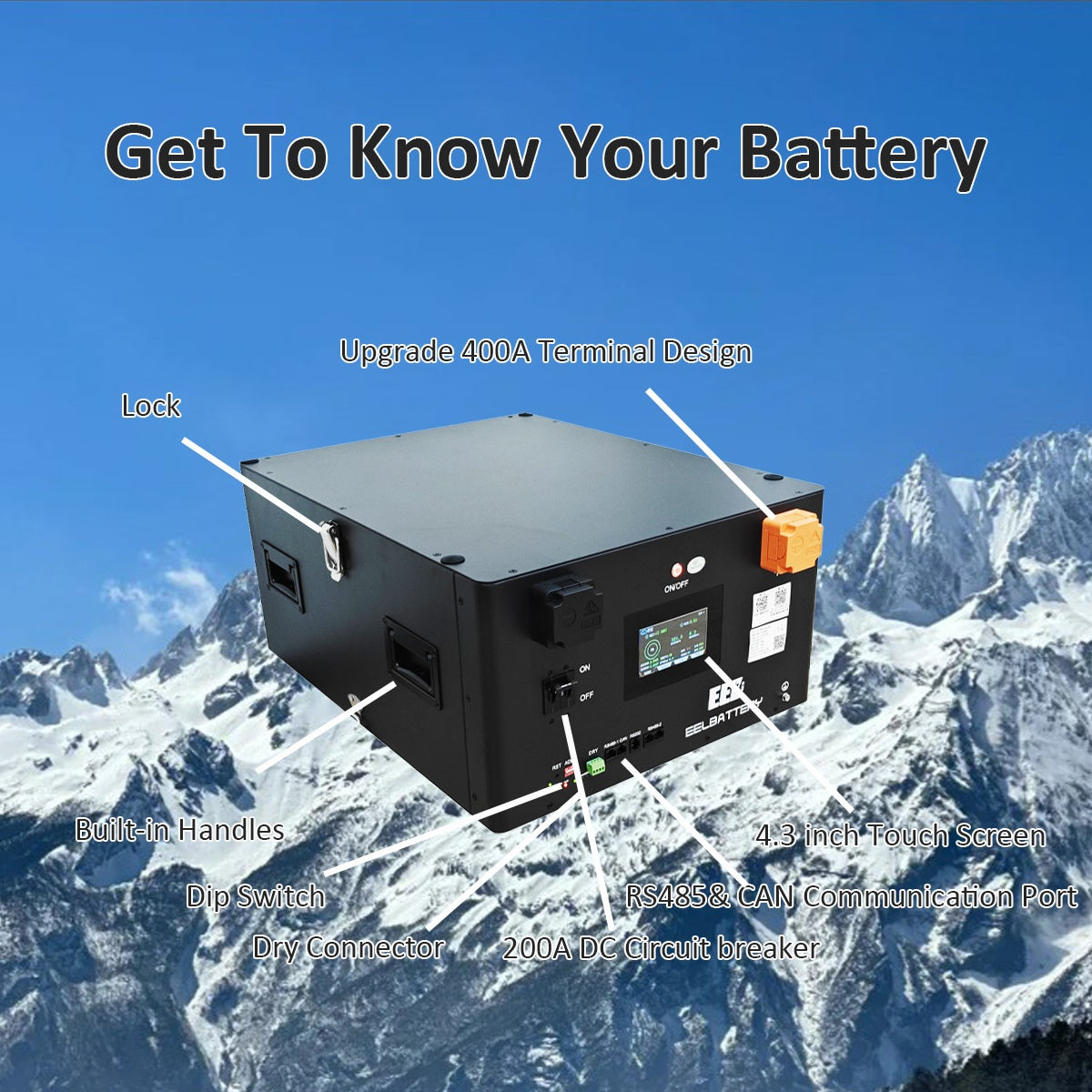 EEL 17kWh 324Ah Battery External Components Introduction