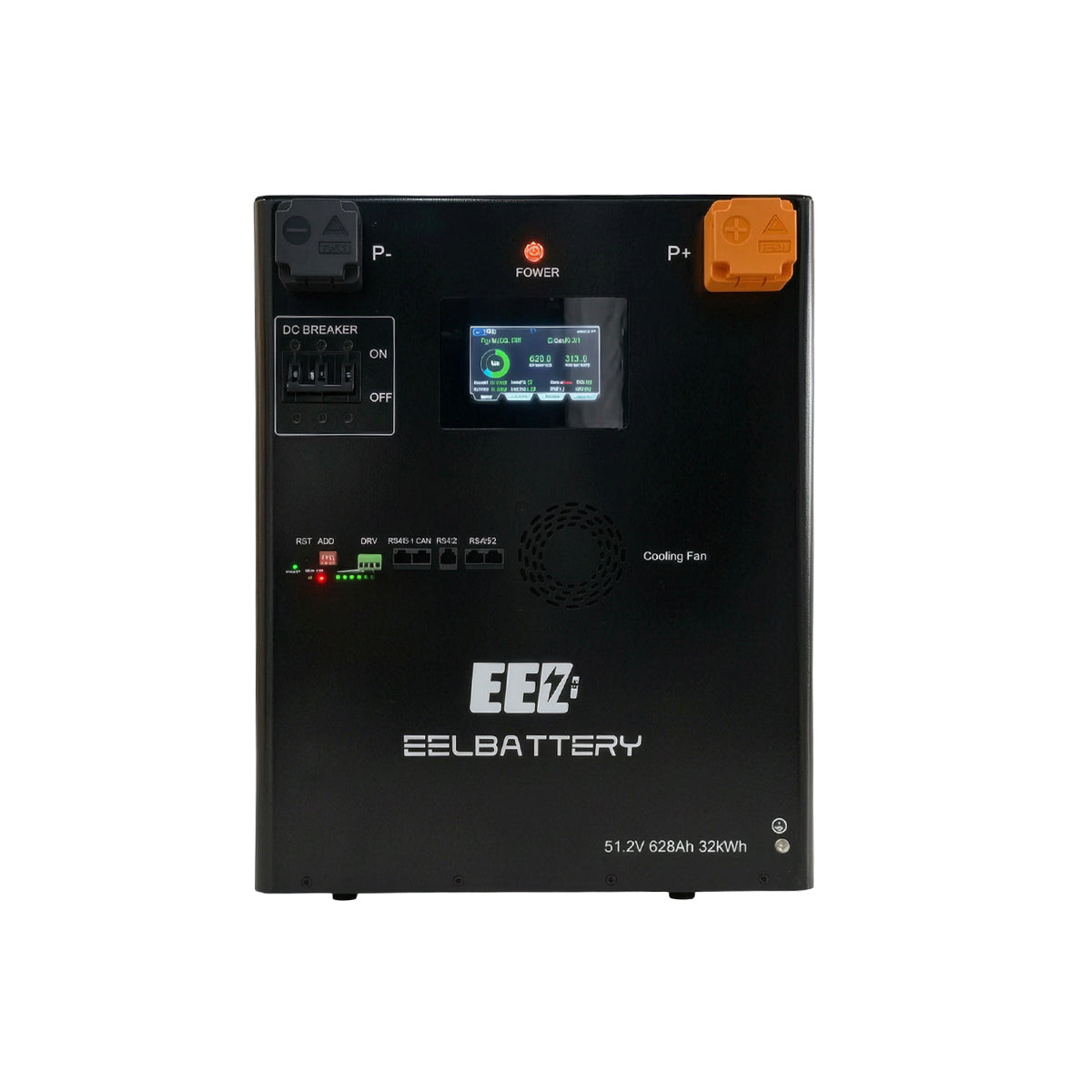 EEL 48V 32kWh EVE MB56 DIY LiFePO₄ Battery Box V2 with JK 300A BMS