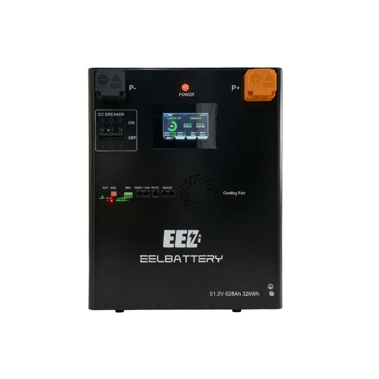 EEL 48V 32kWh EVE MB56 DIY LiFePO₄ Battery Box V2 with JK 300A BMS