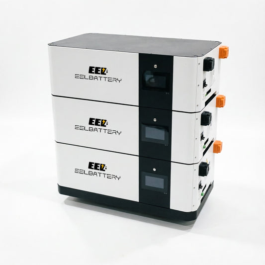 EU  Stock - EEL 48V 16S V6-Pro MAX JK pre-assembled stackable battery pack with 200A V19 inverter and BMS energy storage system. Pre-order now with free shipping and tax exemption.