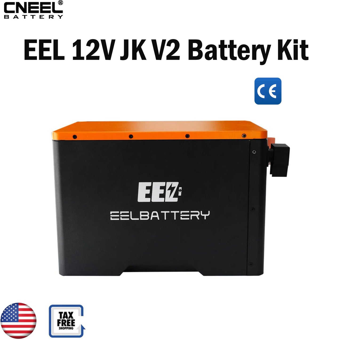 EEL 12V DIY portable battery box for solar system,RV,USA stock.