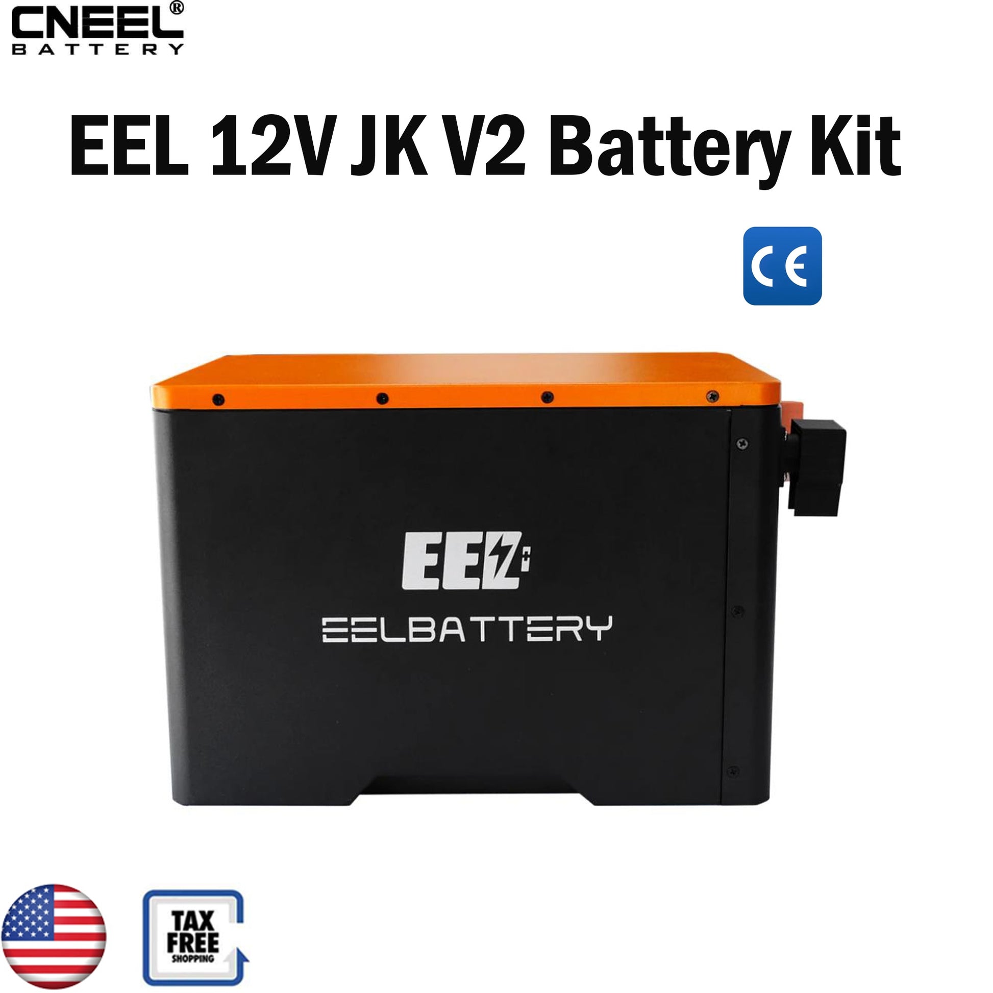 EEL 12V DIY portable battery box for solar system,RV,USA stock.