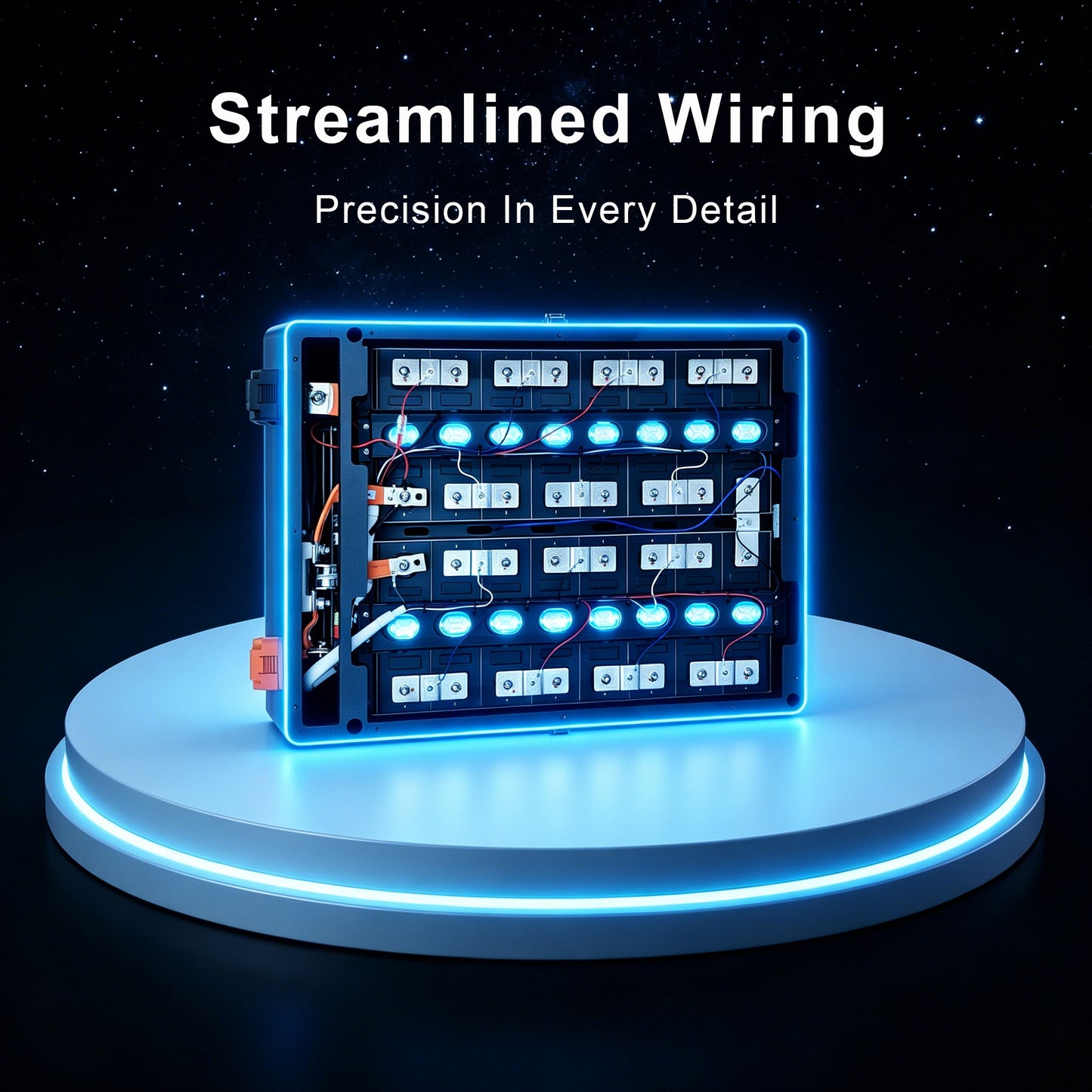 Simplified wiring design for EEL 17kWh 324Ah battery