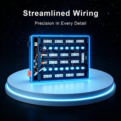 Simplified wiring design for EEL 17kWh 324Ah battery