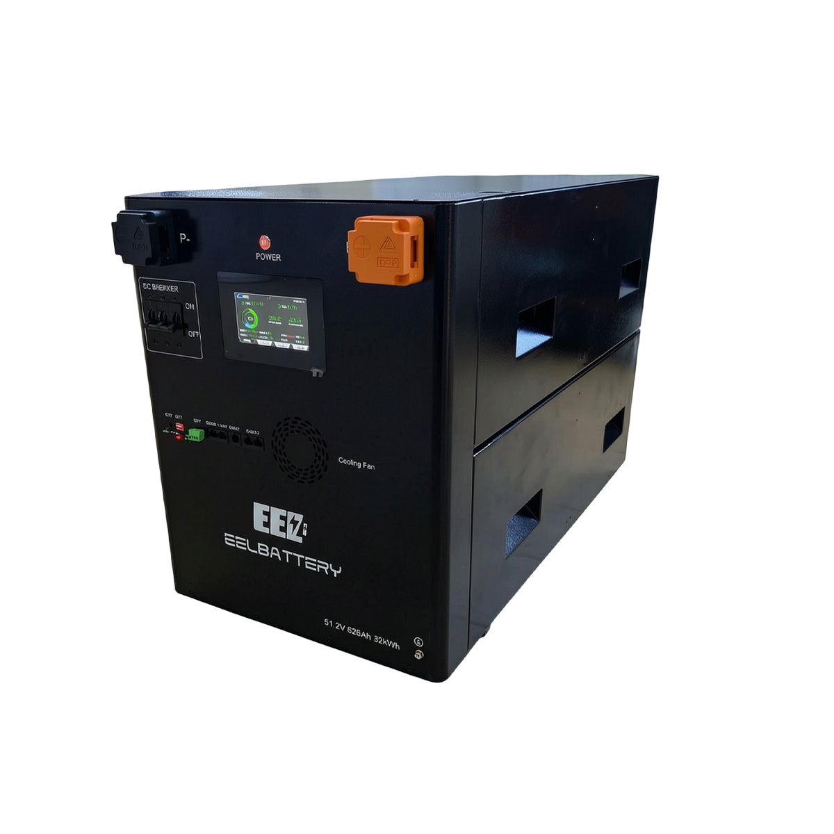 EEL 48V 32kWh EVE MB56 DIY LiFePO₄ Battery Box V2 with JK 300A BMS