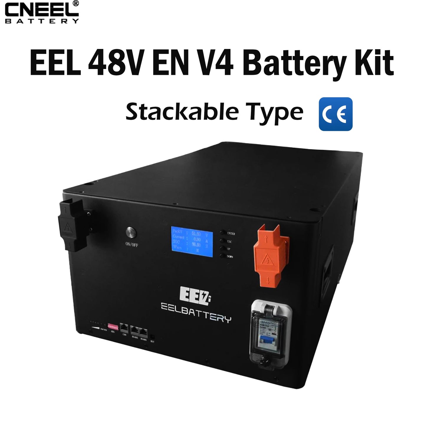 EEL 48V V4 DIY battery box with seplos v2.0 inverter BMS,for home energy stoage,free shipping from China.