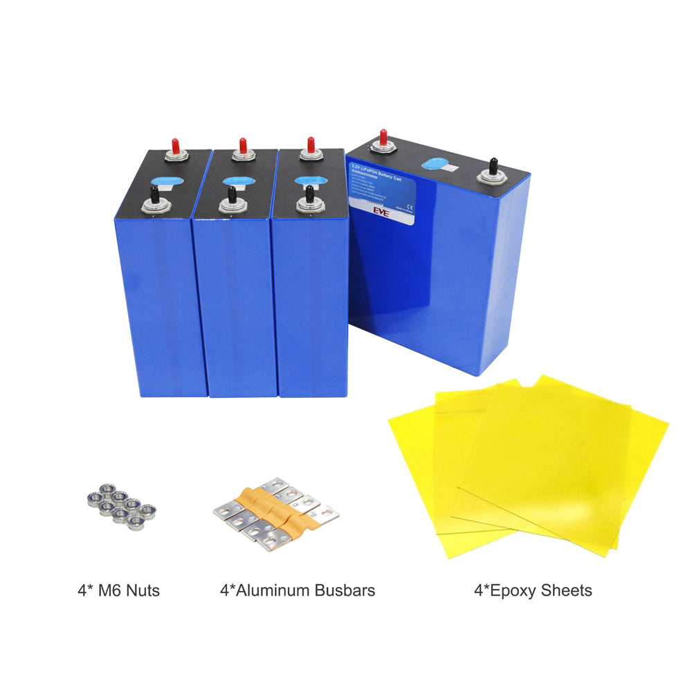 EU Stock Pre-sale |4PCS EVE MB31 330Ah Grade A Rechargeable LiFePO4 Battery Cells