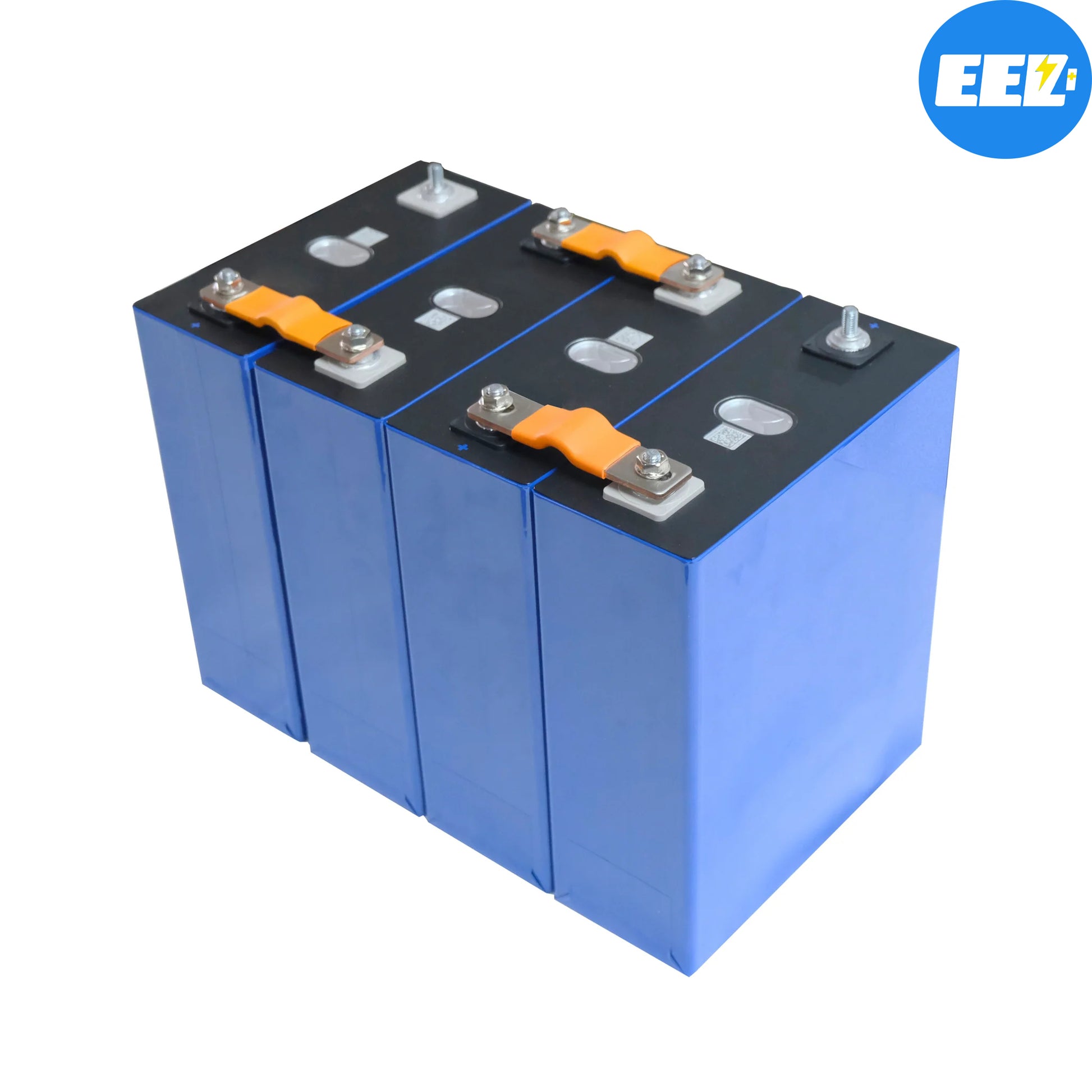 Hthium 280Ah prismatic battery cells connected together with busbars