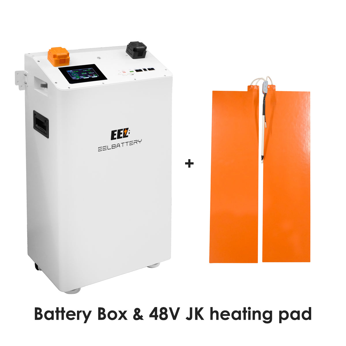 US Stock Pre-sale White V19 BMS V3 Vertical Box 16s 3.2V Lifepo4 Home Energy Storage Vertical EEL Battery Box