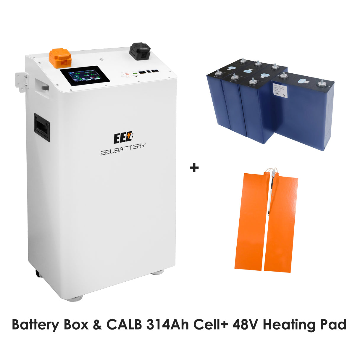 US Stock Pre-sale White V19 BMS V3 Vertical Box 16s 3.2V Lifepo4 Home Energy Storage Vertical EEL Battery Box