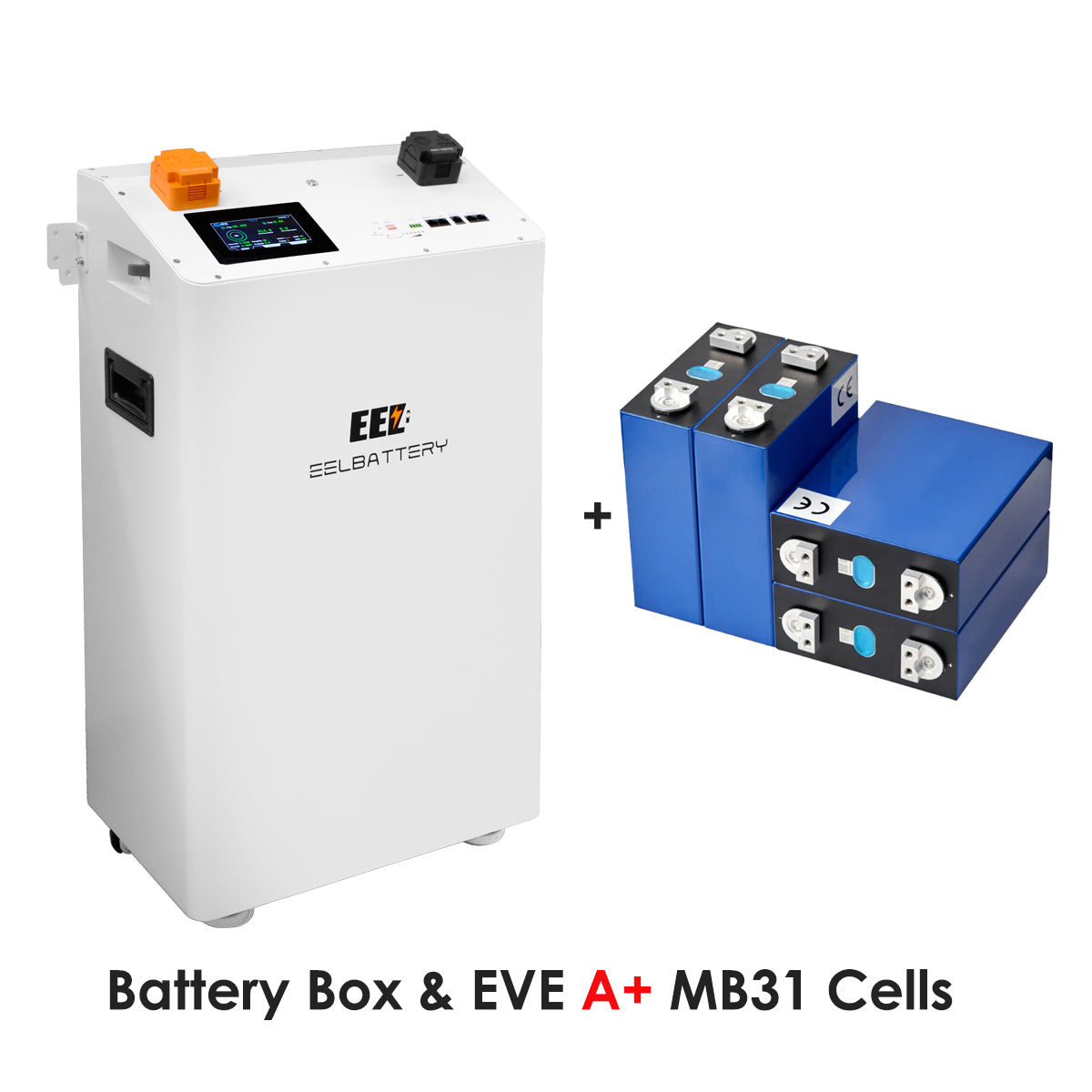 US Stock Pre-sale White V19 BMS V3 Vertical Box 16s 3.2V Lifepo4 Home Energy Storage Vertical EEL Battery Box