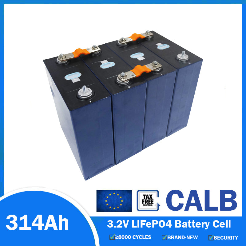 4PCS CALB 3.2V 314Ah Prismatic LiFePO4 Battery Cell For Solar Energy Storage System | EU Stock Pre-sale