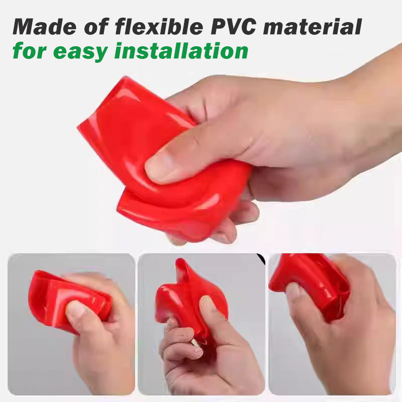Made with flexible PVC material,easy to install.